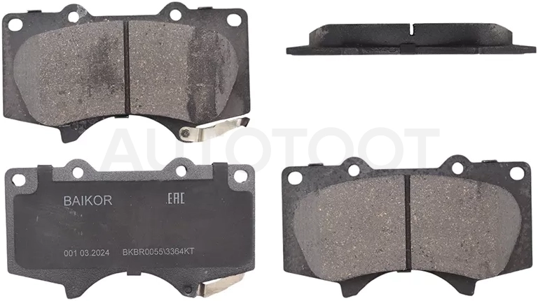Колодки тормозные (Спереди) Mitsubishi Pajero 06-20 / Toyota Hilux Pick Up 97