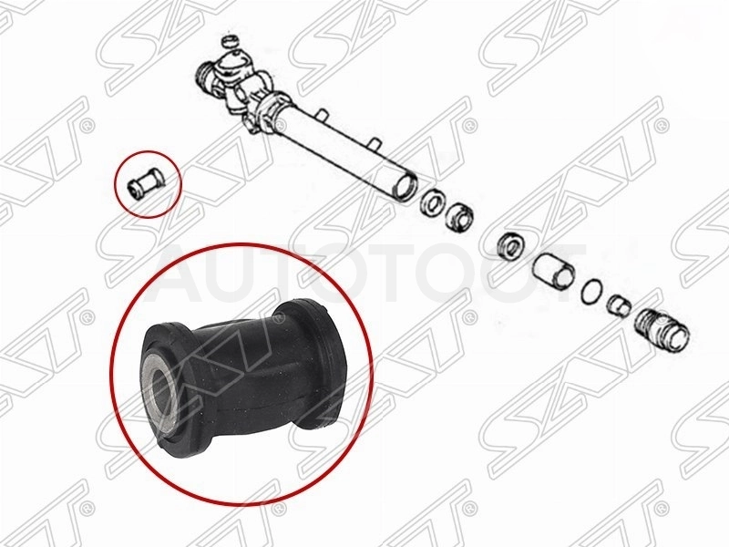 Сайлентблок рулевой рейки -ST4551630020B Sat для TOYOTA MARK 2