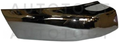 Боковина бампера передняя правая (без отверстия под расширитель, хром) -  для NISSAN PATHFINDER, NISSAN TERRANO