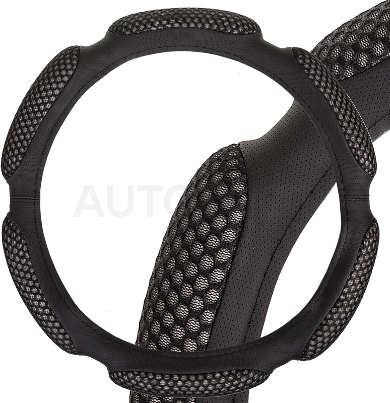 Оплетка SKYWAY Sponge snood 6 подушечек M Черная экокожа