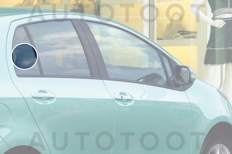 Стекло форточки (уголок) задней правой двери -  для TOYOTA VITZ, TOYOTA YARIS