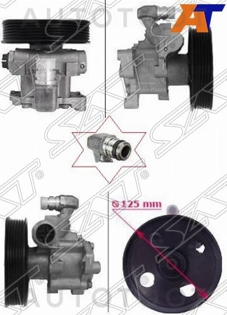 Насос ГУР 4Matic -PPS1049 Patron для MERCEDES C-CLASS, MERCEDES ML-CLASS, MERCEDES E-CLASS, MERCEDES S-CLASS
