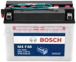 Аккумулятор BOSCH 20Ah 260A обратная полярность(-+)