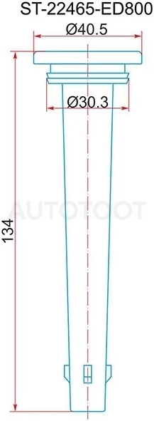 Наконечник катушки NISSAN MR18/HR16/MR20(22448-ED800) - Артикул ST22465ED800 - Производитель Sat - Фото, Отзывы, Цены