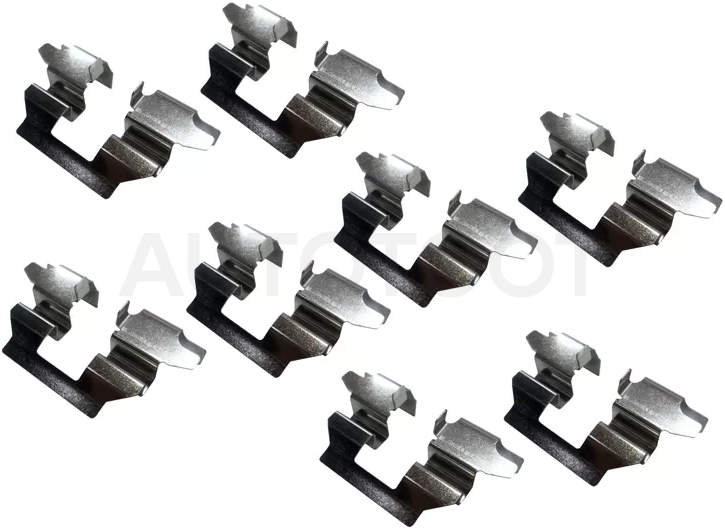 Комплект монтажный тормозных колодок RR NISSAN X-TRAIL T30 00-13/PRIMERA P12 01-05/INFINITI FX45/35 02-08