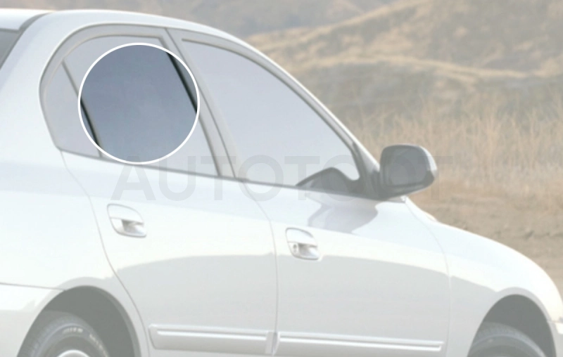 Стекло заднее правое опускное -  для HYUNDAI ELANTRA