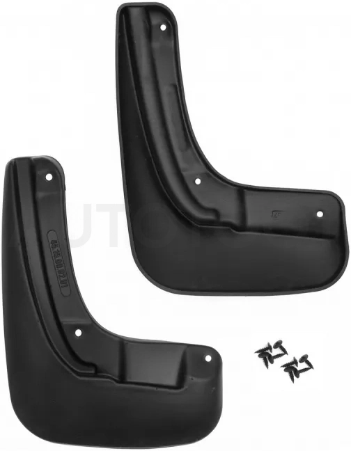 Брызговики задние для SKODA Rapid, 2012-2020, 2020 - , VOLKSWAGEN Polo 2020 - Лифтбек 2 шт.(standard) / Шкода Рапид