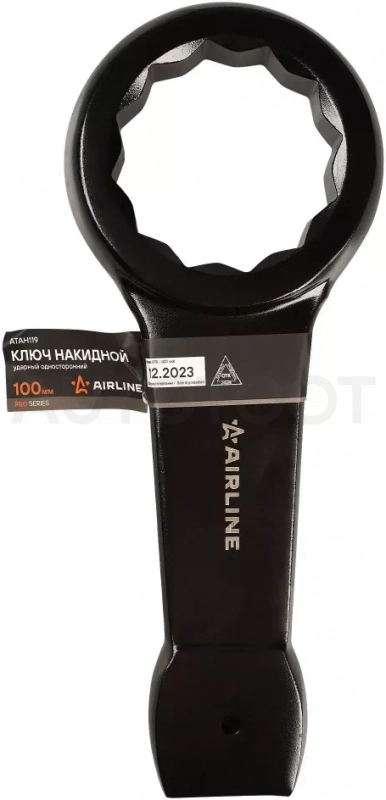 Ключ ударный накидной односторонний 100мм - Артикул ATAH119 - Производитель Airline - Фото, Отзывы, Цены