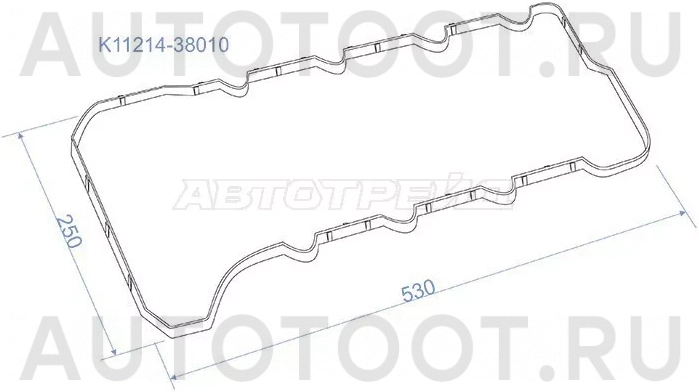Прокладка клапанной крышки LEXUS LX570 07- 3URFE №2 - Артикул K1121438010 - Производитель Sat - Фото, Отзывы, Цены
