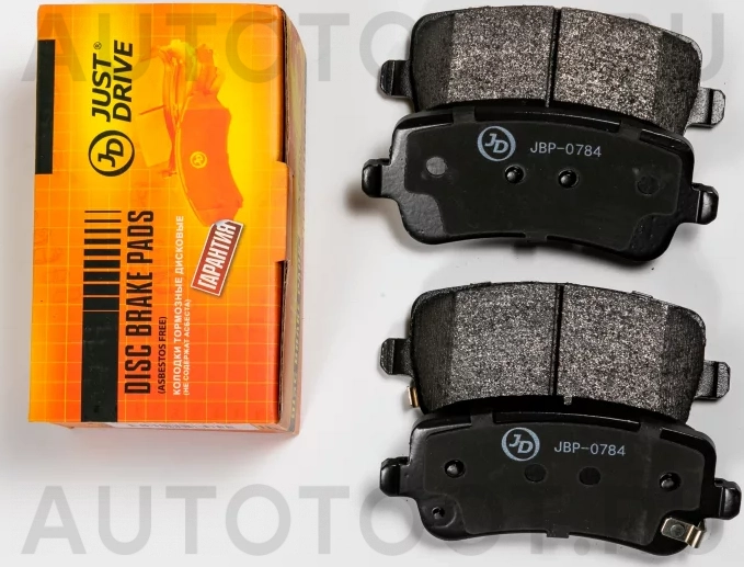 Колодки тормозные дисковые задние - Артикул JBP0784 - Производитель Just Drive - Фото, Отзывы, Цены