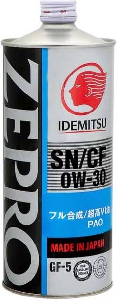 0W-30 SN/GF-5 1л Масло моторное синтетика ZEPRO IDEMITSU TOURING PRO