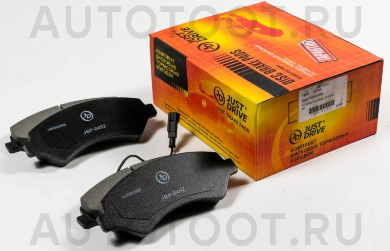 Колодки тормозные дисковые передние - Артикул JBP0452 - Производитель Just Drive - Фото, Отзывы, Цены