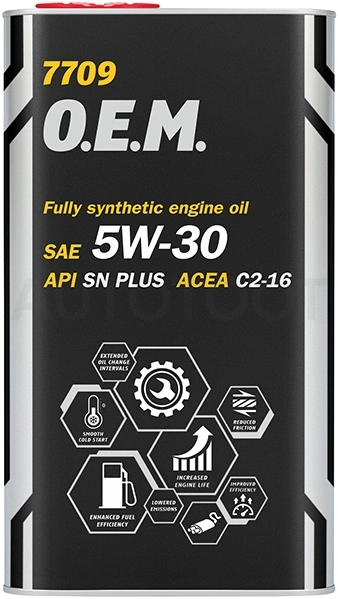 5W-30 MANNOL O.E.M. for Toyota, Lexus 4л Масло моторное синтетическое