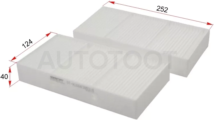 Фильтр салона MERCEDES GL-CLASS X166 12-16/ML-CLASS W166 12-15/GLE-CLASS 15