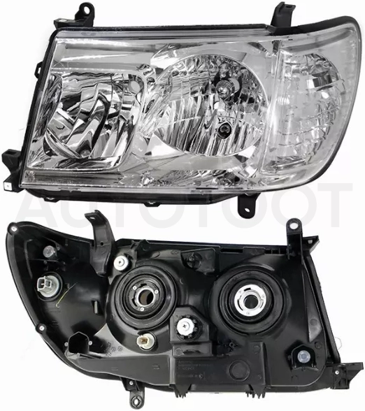 Фара Toyota Land Cruiser (J100) 05-07 (Слева/ Галоген/ под электрокорректор)