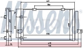 ROVER 75 КОНДЕНСАТОР КОНДИЦ (NISSENS) (NRF) (GERI) -  для ROVER 75