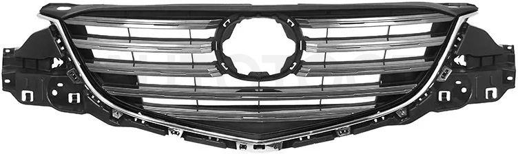 Решетка радиатора Mazda CX-5 14-17 (с хром молдингом) - Артикул STMZX5093A0 - Производитель Sat - Фото, Отзывы, Цены