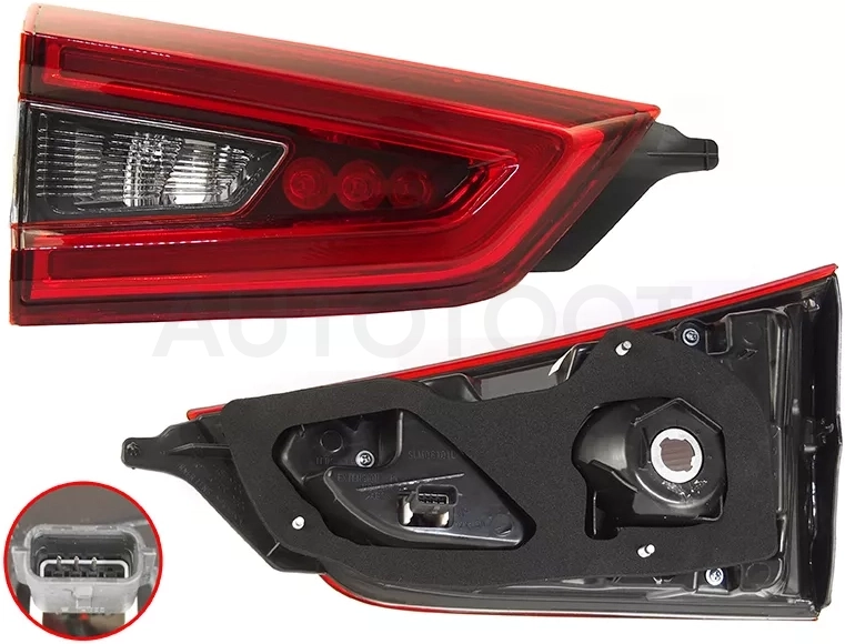 Фонарь в крышку багажника Nissan Qashqai 17-22 (Слева/ LED) - Артикул ST2151331LUE - Производитель Sat - Фото, Отзывы, Цены