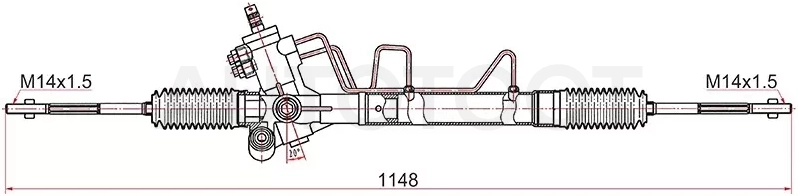 Рейка рулевая Toyota RAV4 00-03 LHD - Артикул ST4420042120 - Производитель Sat - Фото, Отзывы, Цены