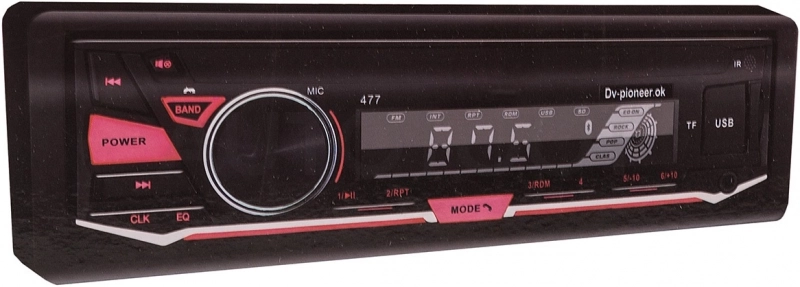 Pioneer Автомагнитола Pioneer.ok 477 с Bluetooth - Артикул 477PIONEEROK - Производитель Pioneer - Фото, Отзывы, Цены