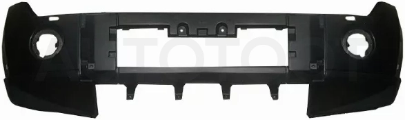 Бампер передний Mitsubishi Pajero 06-11 (Под омыватели фар)