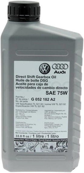 ATF трансмиссионное масло Volkswagen (VAG) DSG6 G052182