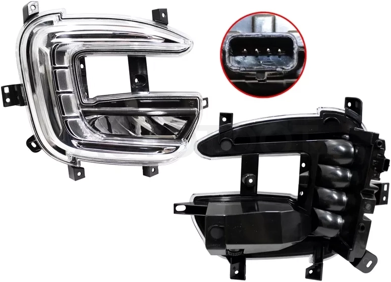 Фара противотуманная (Справа/ LED/ ДХО) Renault Kaptur 16-22 - Артикул ST55120U2R - Производитель Sat - Фото, Отзывы, Цены