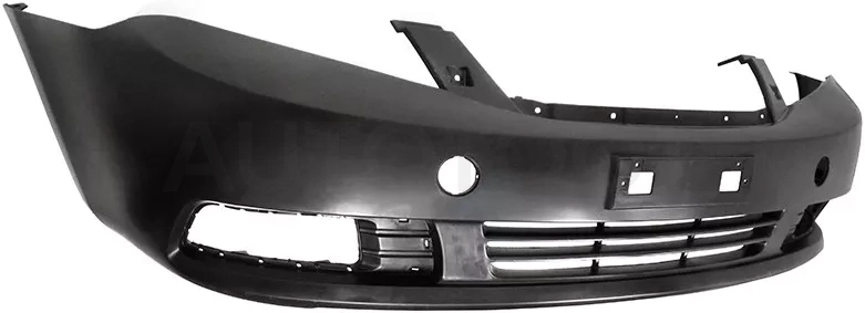 Бампер передний Geely Emgrand EC7 09-17 (Под ПТФ/ С отверстием под крюк)
