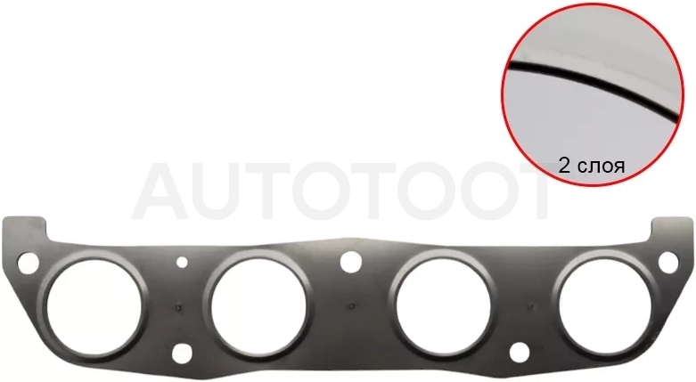 Прокладка выпускного коллектора TOYOTA COROLLA,SPACIO,WISH 1ZZFE 00