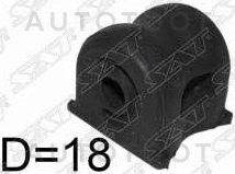 Втулка переднего стабилизатора d=18mm правая -ST51306TR0A01 Sat для HONDA CIVIC