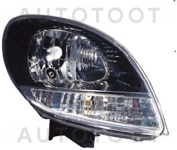 Фара правая (под корректор, внутри черная) -TG5511145RLDEM2Y Tyc для RENAULT KANGOO