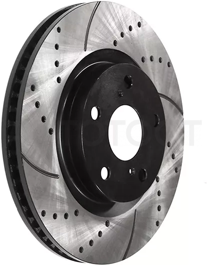 Комплект дисков тормозных передний перфорированные TOYOTA CAMRY ##V40 06-/##V50 11-/RAV-4 ACA3# 05-/MARK X 12# 05