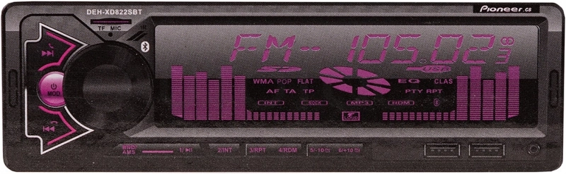 Pioneer Автомагнитола Pioneer.GB DEN-XD 822 SBT с Bluetooth - Артикул PIONEERGB822 - Производитель TechWit - Фото, Отзывы, Цены