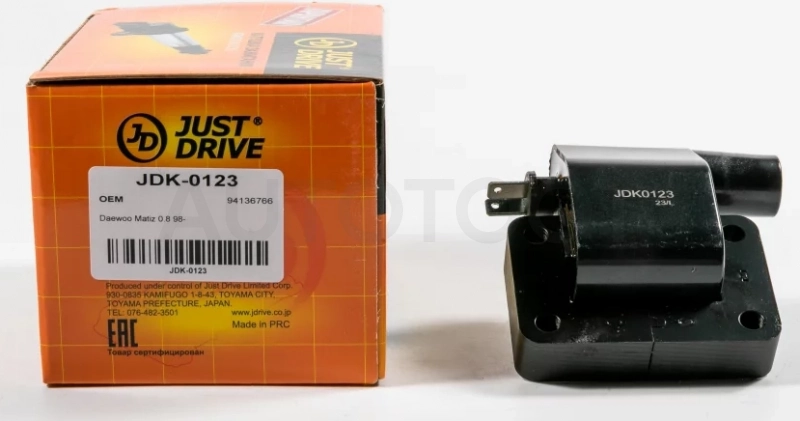 Катушка зажигания - Артикул JDK0123 - Производитель Just Drive - Фото, Отзывы, Цены