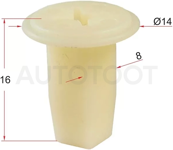 Клипса TOYOTA/LEXUS/HONDA (Продажа по 10шт) - Артикул STM10304 - Производитель Sat - Фото, Отзывы, Цены