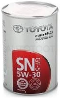 5W-30 Масло моторное синтетическое "SN 5W-30", 1л - Артикул 0888010706 - Производитель Toyota - Фото, Отзывы, Цены