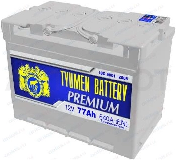 Аккумулятор TYUMEN BATTERY 77Ah 670A прямая полярность (+-)