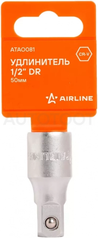 Удлинитель 1/2" 50мм - Артикул ATAO081 - Производитель Airline - Фото, Отзывы, Цены