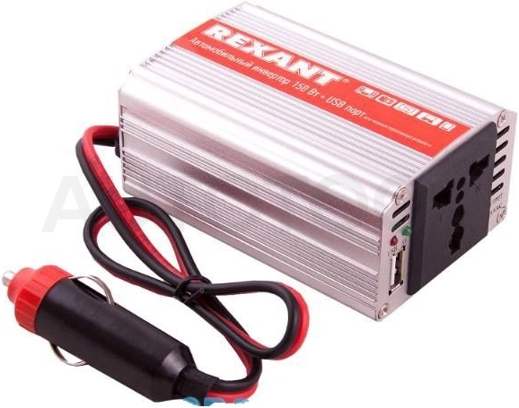 Преобразователь напряжения (инвертор) 12/220V 150W REXANT c USB
