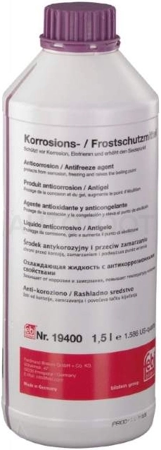 Антифриз фиолетовый концентрат G12 plus -38 1.5л FEBI