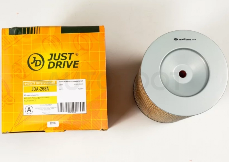 Фильтр воздушный - Артикул JDA268A - Производитель Just Drive - Фото, Отзывы, Цены