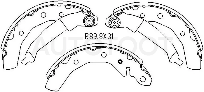 Колодки тормозные барабанные Chevrolet Matiz 05-10 / Spark 05-16 - Артикул ST96268686 - Производитель Sat - Фото, Отзывы, Цены