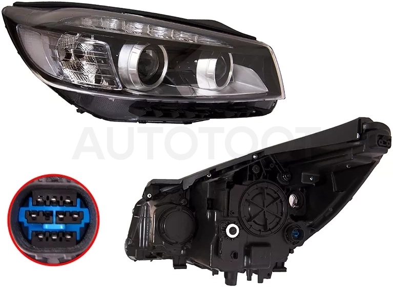 Фара Kia Sorento 14-18 (Справа) - Артикул ST130044 - Производитель Sat - Фото, Отзывы, Цены