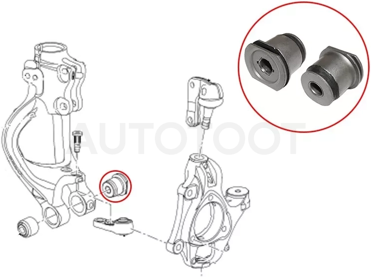 Сайлентблок Chevrolet Cruze 09-15 / Opel Astra 09-15 / Insignia 08-17