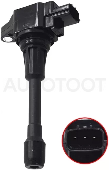 Катушка зажигания NISSAN J32 QR25/SC11 HR15/HR16/MR18/J10 MR20DE/C25 MR20/Y12