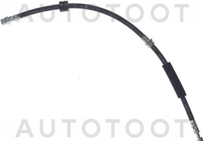 Шланг тормозной передний левый=правый -JBH0337 Just Drive для VOLKSWAGEN POLO, SKODA RAPID