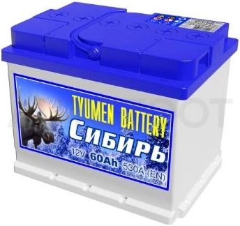 Аккумулятор TYUMEN BATTERY 60Ah 550A прямая полярность (+-)