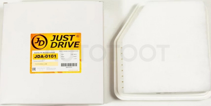 Фильтр воздушный - Артикул JDA0101 - Производитель Just Drive - Фото, Отзывы, Цены