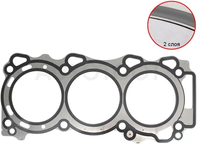 Прокладка ГБЦ NISSAN ELGRAND/MAXIMA/MURANO/PRESAGE/SKYLINE/TEANA VQ35DE 03- LH