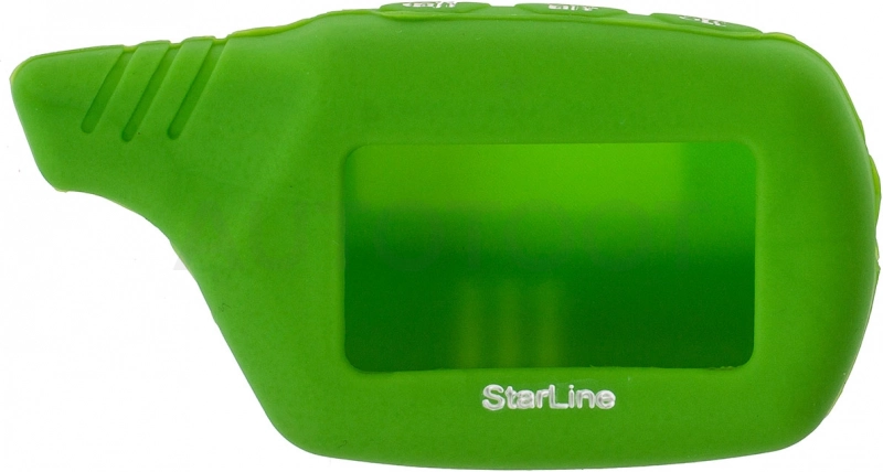 STARLINE Чехол на сигнализацию стaрлaйн B9/B6/B91/A61/A91силиконовый SW Зеленый